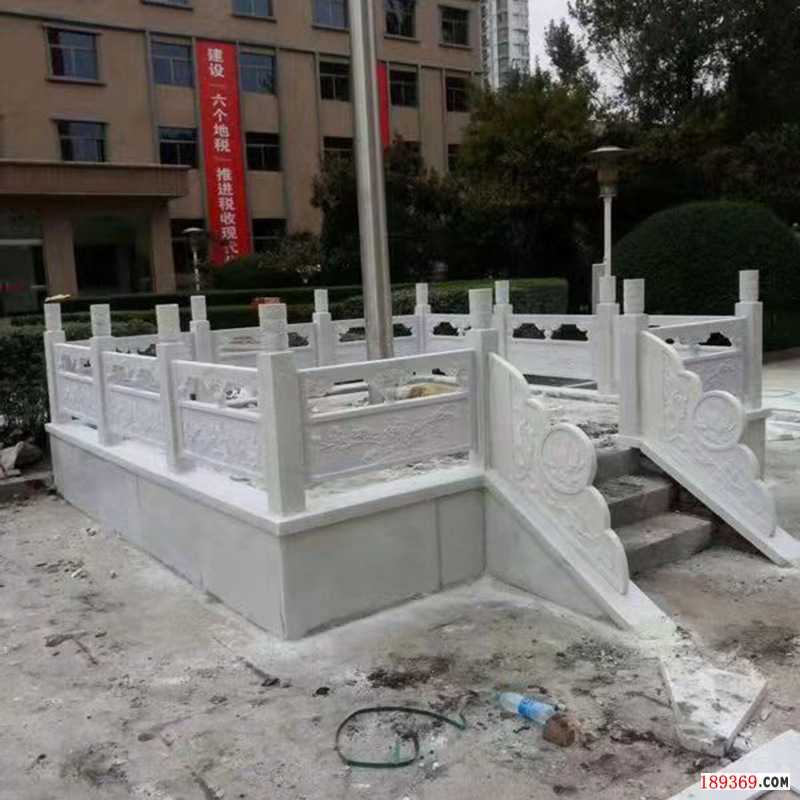 漢白玉旗桿護(hù)欄廠家