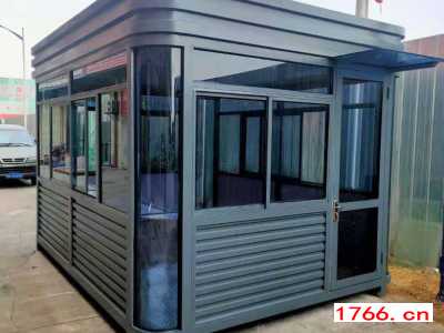 鄭州不銹鋼保安崗?fù)?門衛(wèi)治安崗?fù)?小區(qū)收費崗?fù)の鼰熗S家圖2