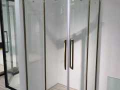 黑鈦金不銹鋼淋浴房，弧形不銹鋼淋浴房，鄭州不銹鋼淋浴房