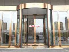 玫瑰金電動(dòng)旋轉(zhuǎn)門