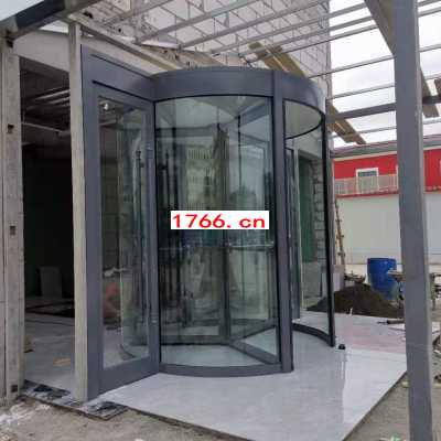 鄭州電動(dòng)三翼旋轉(zhuǎn)門，制作旋轉(zhuǎn)門安裝廠家圖2