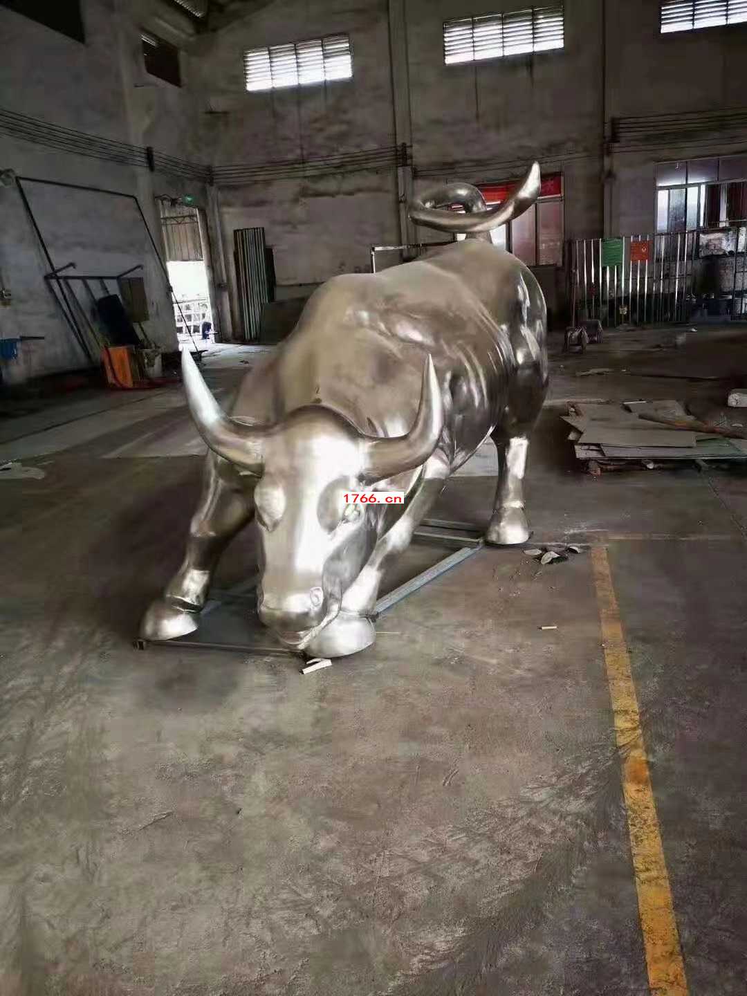 不銹鋼牛雕塑 不銹鋼牛雕塑