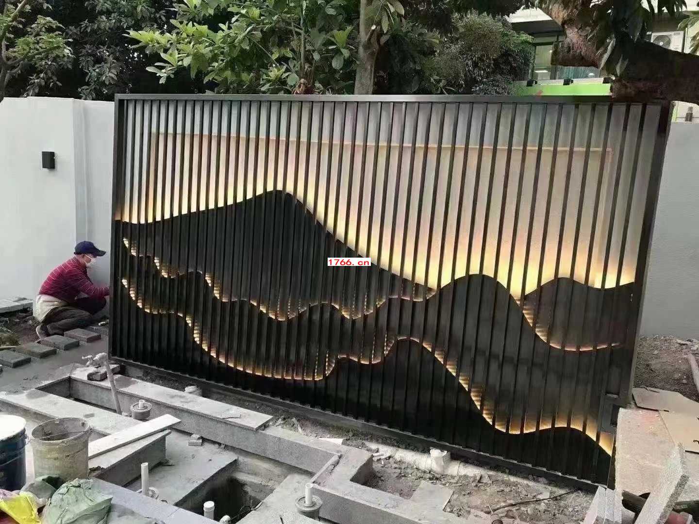 不銹鋼山水畫 不銹鋼山水畫