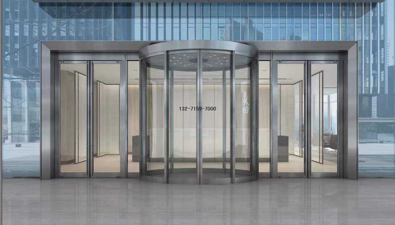 弧形玻璃自動感應(yīng)門 弧形玻璃自動感應(yīng)門