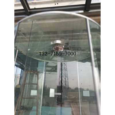 鄭州旋轉(zhuǎn)門安裝廠家，上驅(qū)水晶自動門旋轉(zhuǎn)門，免挖坑易安裝圖2