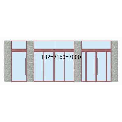 木紋鋁型材自動門，LTC自動感應(yīng)門電機圖2