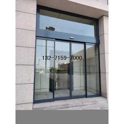 鄭州黑灰色自動感應(yīng)門圖1