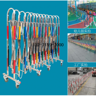 不銹鋼伸縮拱門式圍欄圖3