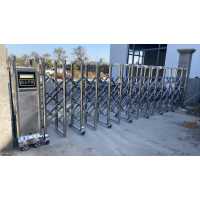 鄭州不銹鋼伸縮門，門體380元/米，電機機頭1900元/個