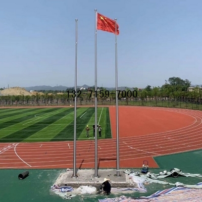 幼兒園旗桿，電動幼兒園旗桿安裝圖2