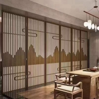 不銹鋼屏風(fēng)背景墻