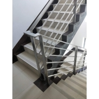 不銹鋼矩形方管樓梯護欄
