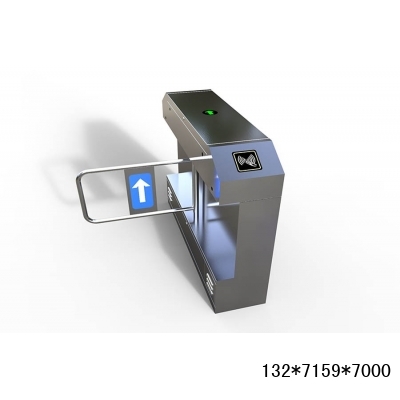 鄭州斜角不銹鋼擺閘圖1