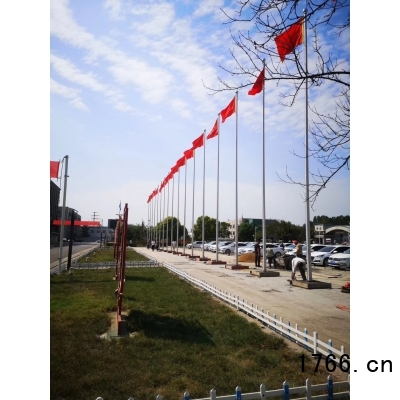 不銹鋼錐形電動(dòng)旗桿圖3