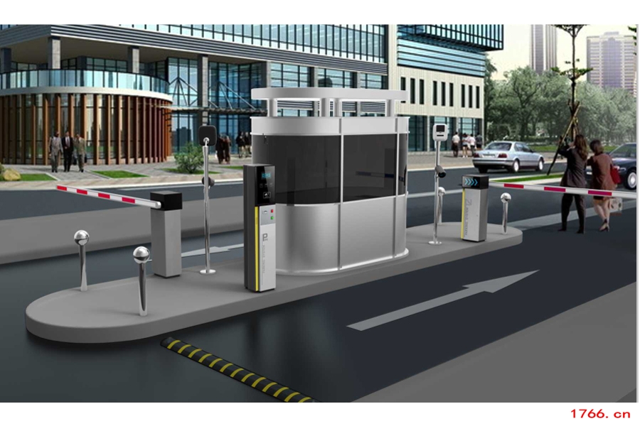 鄭州崗?fù)ぜ榆嚺谱R別加道閘