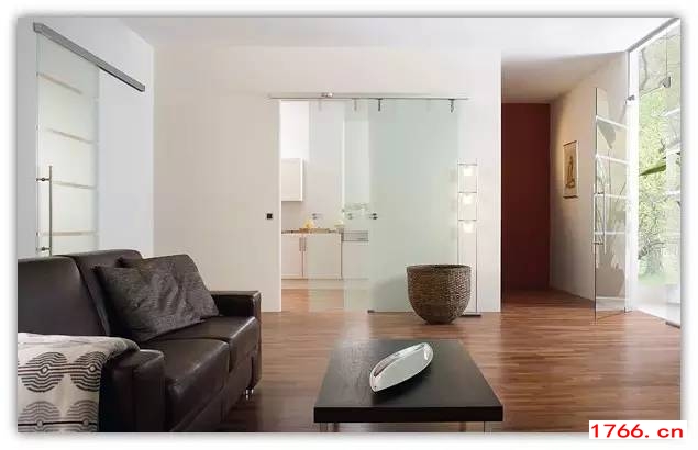 磁懸浮單開玻璃門