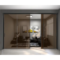 鋁型材智能門，磁懸浮家用自動門