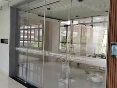 鋼化玻璃門禁自動門_公司門禁自動門