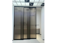 鋁型材家用極窄重疊門_德恩科磁懸浮