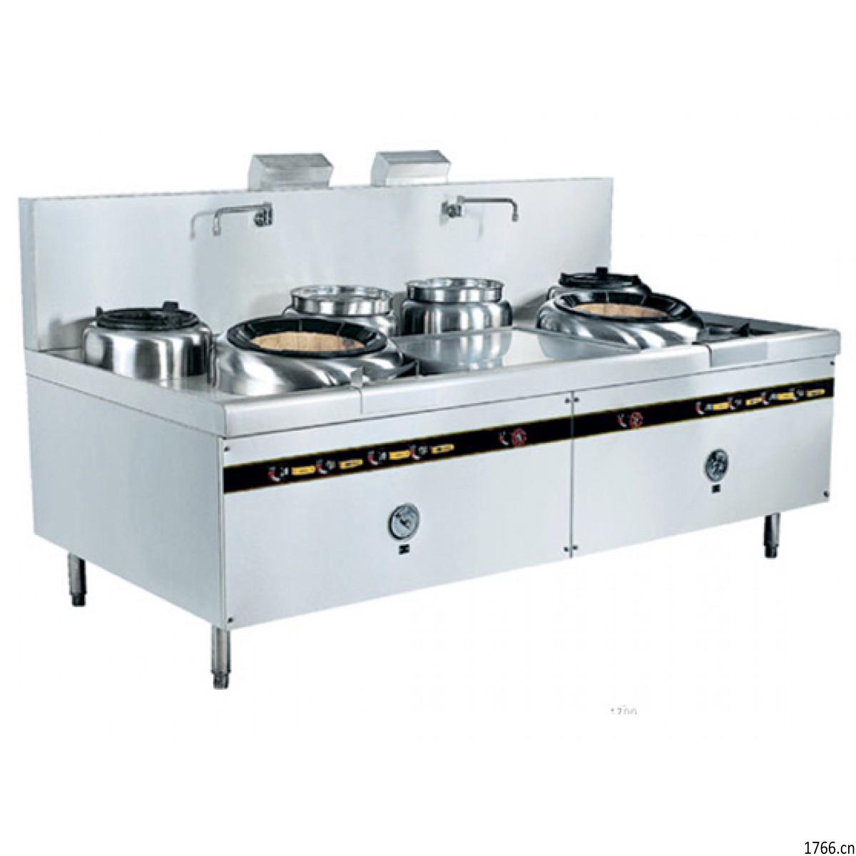 雙炒雙溫帶炮臺(tái)，鄭州廚具加工廠圖3