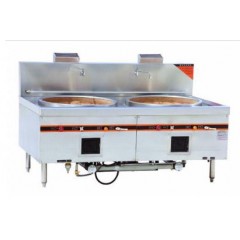 雙頭大鍋灶，鄭州不銹鋼雙頭大鍋灶 圖2