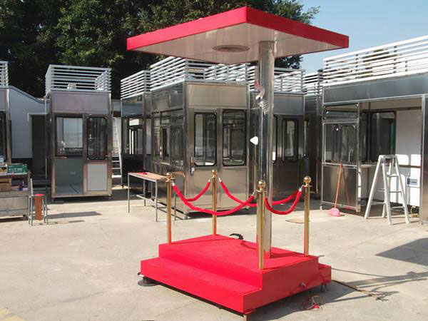 站臺(tái)崗?fù)?，鄭州同?chuàng)崗?fù)S家生產(chǎn)的形象站臺(tái)崗?fù)D片