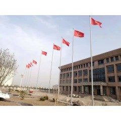 鄭州旗桿安裝廠家，不銹鋼錐形旗桿安裝廠家圖2