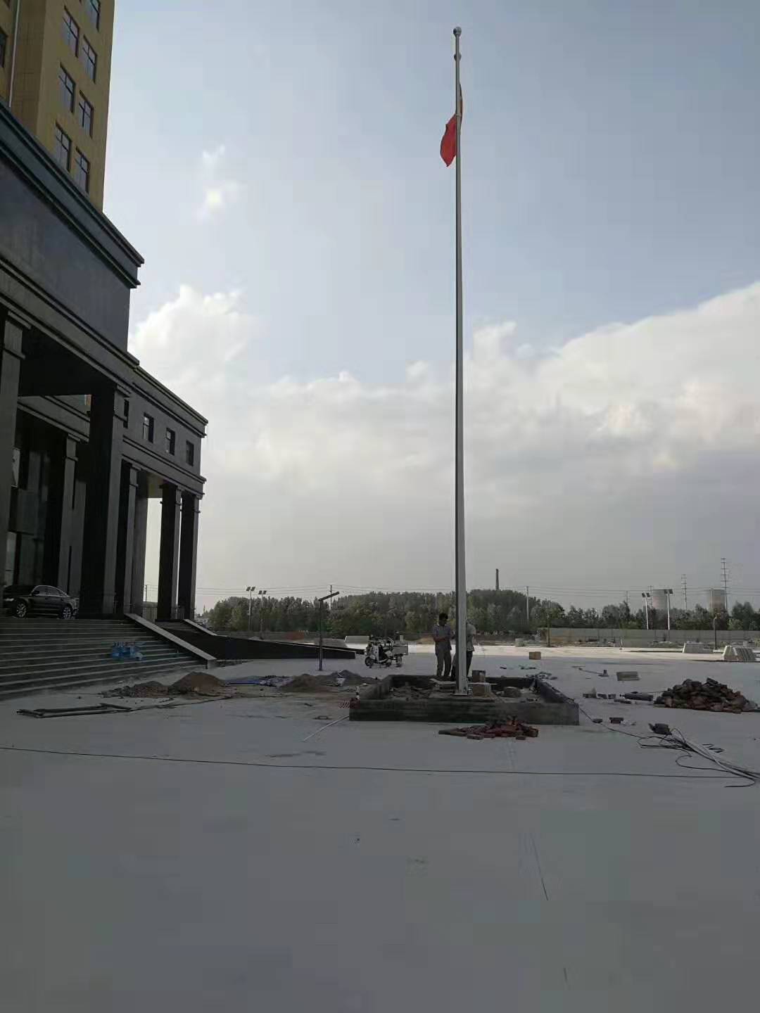 鄭州不銹鋼旗桿安裝廠家